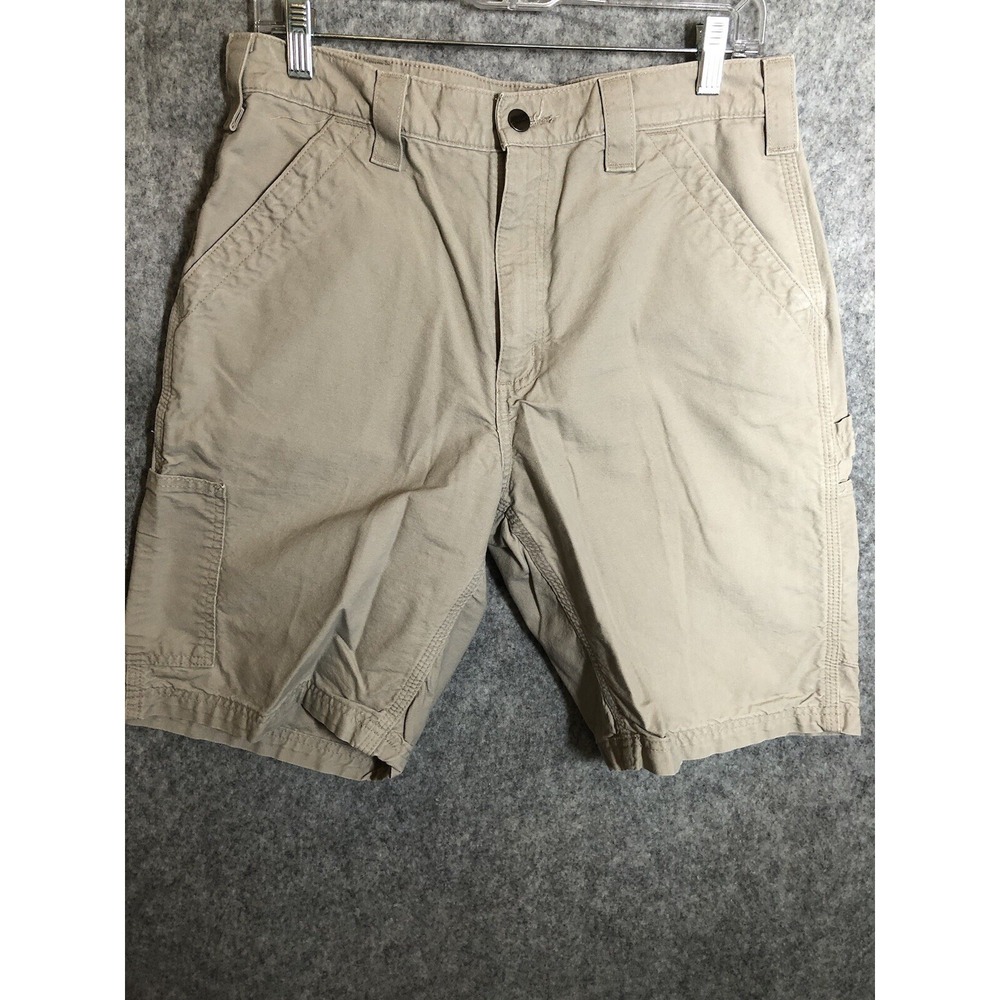 Carhartt Shorts 32‎ Tan Utility Cargo Utility Workwear Hiking Camp Fish